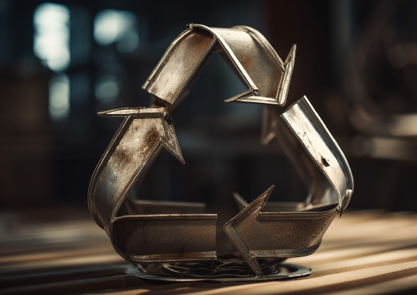 Recycled copper and aluminium from e-waste